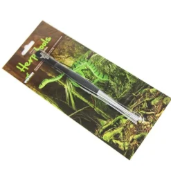 Pince pour nourrissage en inox avec manche coloris noir Reptile Planet - 20,5 cm