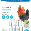 Pipettes insectifuges pour volaille Francodex - 4 x 0,4 ml
