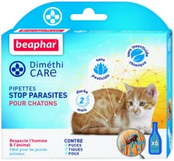 Pipettes pour chatons DiméthiCARE 6 x 0,75 ml