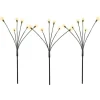 Piques lucioles solaire animé 2 fonctions 18 LED coloris blanc chaud Blachere - 65 cm