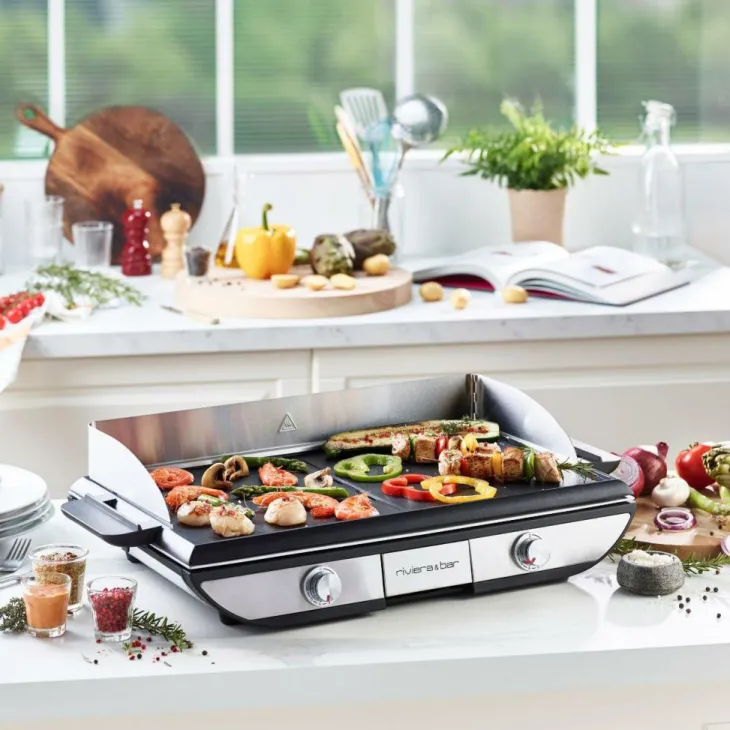 Plancha amovible 2300 W Riviera & Bar® QPL665 - 50 x 30 cm