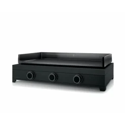 Plancha Modern gaz 75 coloris noir en acier Forge Adour - 80,5 x 57,3 x 23,8 cm