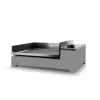 Plancha Premium électrique 45 coloris noir en acier Forge Adour - 60,3 x 44,1 x 24,1 cm