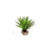 Plante succulente verte en tissu moyen modèle Ø 10 cm