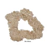 Plateau Couronne Céramique 35x35 cm
