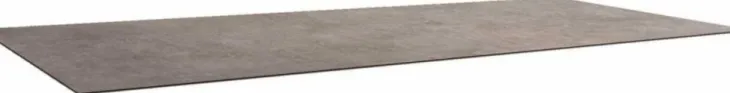 Plateau de table fin Penta Stern en HPL silverstar - 220 x 100 x 1,3 cm