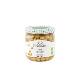 Pois chiches bio en bocal de 345 g