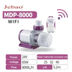 Pompe à eau wifi contrôlée, débit 8000L/h - JEBAO JECOD modèle MDP-8000