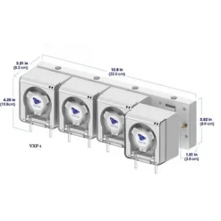 Pompe doseuse 4 canaux, précise et robuste - marque ECOTECH MARINE, modèle Versa VXF-1