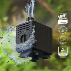 Pompe easyflux 300 noire pour aquarium 5 w