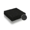 Éponge charbon taille compacte noire