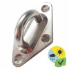 Pontet pour voile d'ombrage coloris gris en inox Gard&Rock - Ø 8 mm