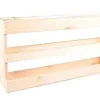Porte bouteille demi-mètre Silvio en bois de sapin naturel Cav Service - 6,2 x 49 cm