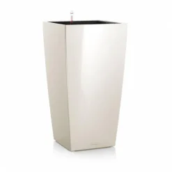 Pot à réserve d'eau Cubico Blanc L.30x30 x H.56 cm