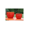 Pot austral de 2,3 L en terre émaillée coloris orange Ø 16 x 13 cm