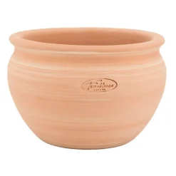 Pot boule en terre cuite claire Terrablanca - Ø 28 x H 20 cm