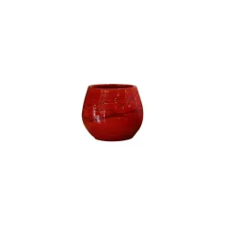 Pot Cancale soleil couchant en terre cuite émaillée H 14 x Ø 14 cm