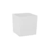 Pot carré Aquaduo blanc ivoire 4,5 L