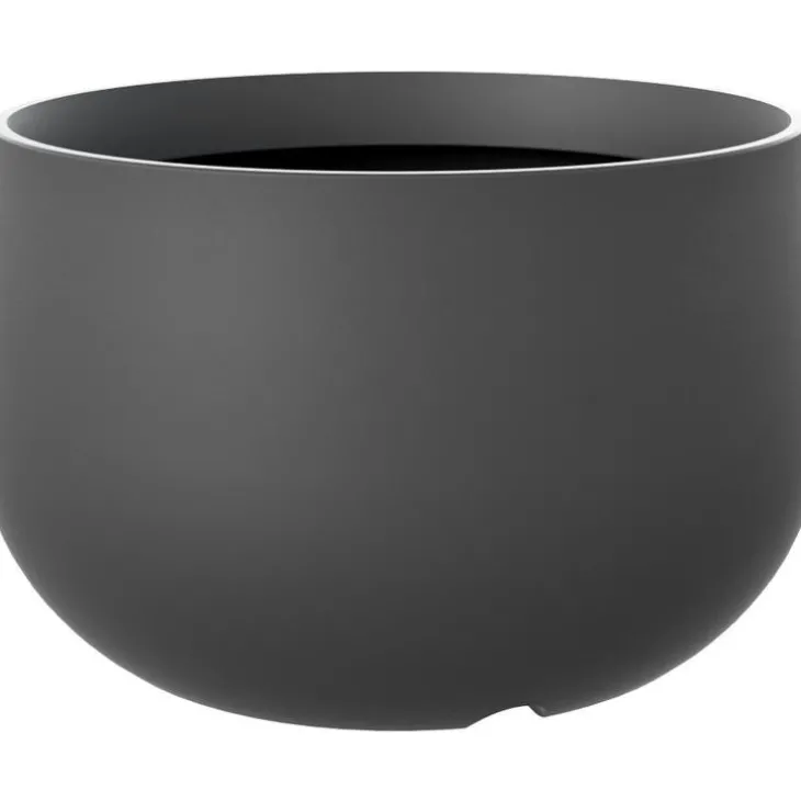 Pot coloris noir 100% recyclé Acaya - Ø 106 cm