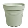 Pot de culture en polypropylène vert pierre Elho Green basics - Ø 15 x H 13,9 cm