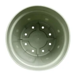Pot de culture en polypropylène vert pierre Elho Green basics - Ø 40 x H 37 cm