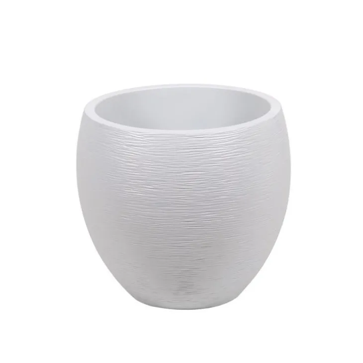 Pot egg Graphit blanc cérusé D50 x H45
