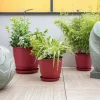 Pot en matière recyclée coloris rouge cerise Poetic Joy 50 - Ø 48,8 x H 40,6 cm