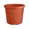 Pot en plastique recyclé Terra Elho Algarve Cilindro - Ø 40 x H 33 cm