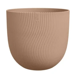 Pot en polypropylène argile froide Elho Sereh Round - Ø 39 x 33,3 cm