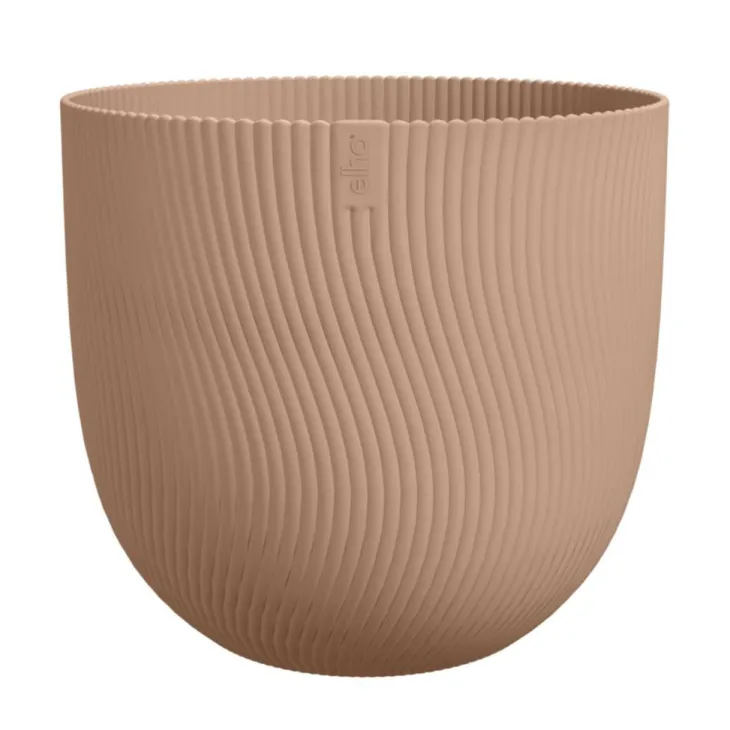 Pot en polypropylène argile froide Elho Sereh Round - Ø 39 x 33,3 cm