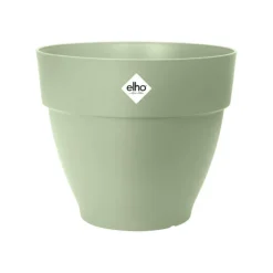 Pot en polypropylène vert pistache Elho Vibia Campana - Ø 25 x 21 cm