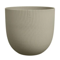 Pot en polypropylène vert scandinave Elho Sereh Round - Ø 29,5 x 25,3 cm
