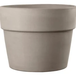 Pot en terre cuite gris Deroma Perfetto Grafite - Ø 39 x H 30,8 cm