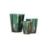 Pot en terre émaillée vert Jade Les Poteries d’Albi Sydney - Ø 45 x H 61 cm