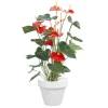 Pot horticole en terre cuite émaillée Blanc – D25 x H23