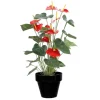 Pot horticole en terre cuite émaillée Noir – D25 x H23