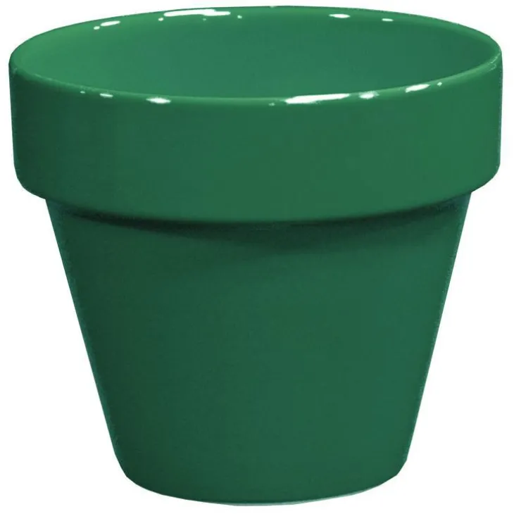 Pot horticole émaillé forest Decolines - Ø 25 x H 22 cm