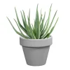 Pot horticole émaillé gris Ø 10 cm