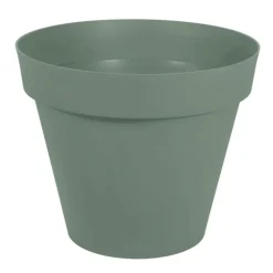 Pot rond en polypropylène vert laurier Eda Toscane 356 L - Ø 98,5 x H 79,5 cm