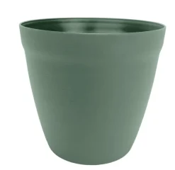 Pot rond lilo Poetic botanic® coloris vert en plastique recyclé 20,8 L - Ø 35 cm