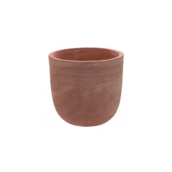 Pot rond Moderne de 18 L en terre cuite Ø 30 x 27 cm
