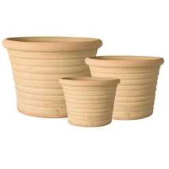 Pot strié gamme cocio liso Ø 40 cm