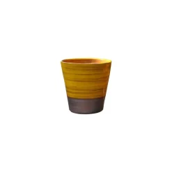 Pot Sydney Ibiza Sunshine en terre cuite émaillée H 44 x Ø 37 cm