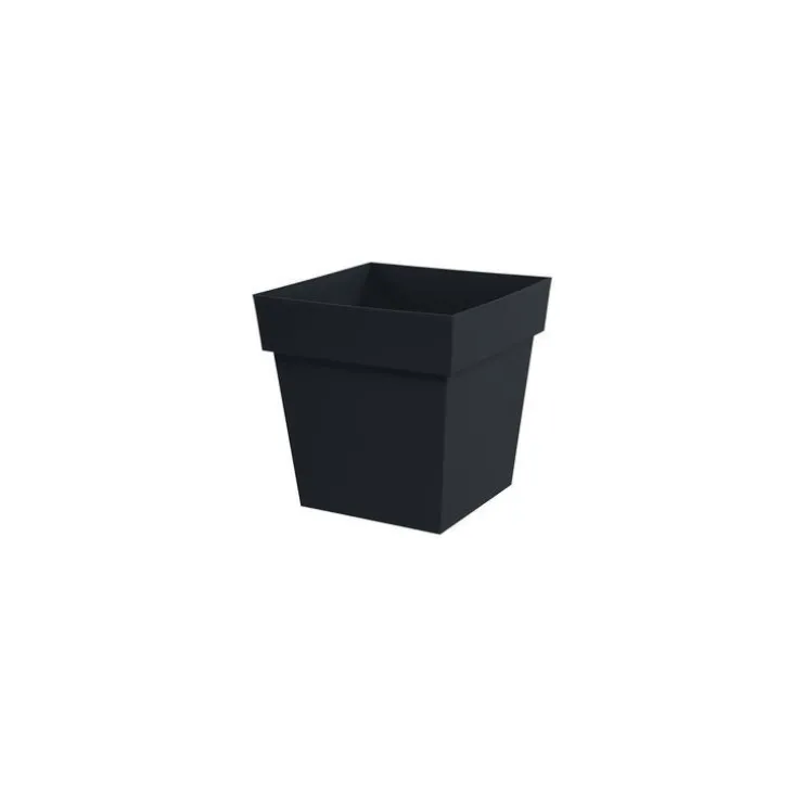 Pot Toscane Gris anthracite L.39x39 x H.39 cm