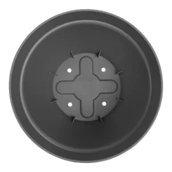 Pot vibia campana rond Elho de 11 L coloris noir Ø 30 x H 25 cm