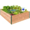 Potager composteur en bois Mon Petit Potager Keyhole petit modèle - 120 x 115 x 48 cm