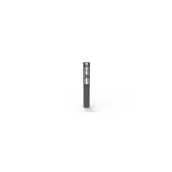 Poteau déco végétal anthracite 74 cm