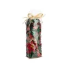 Pot-pourri de fleurs séchées rouge et vert senteur de Noël - 3,5 x 9 cm