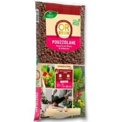 Pouzzolane aquarium et bassin 7-15mm - OR BRUN - 20L