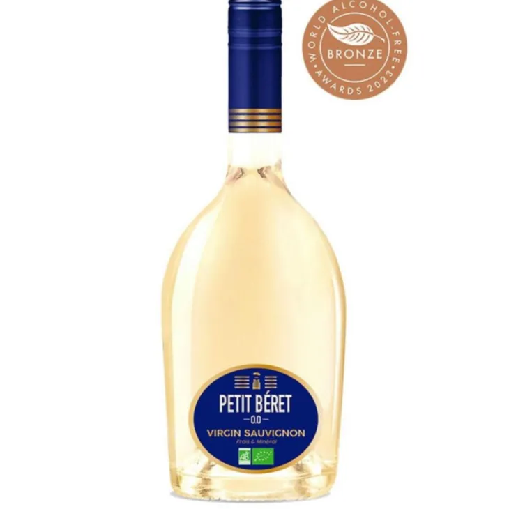 Premium Virgin Sauvignon Bio sans alcool Petit Béret - 74 cl